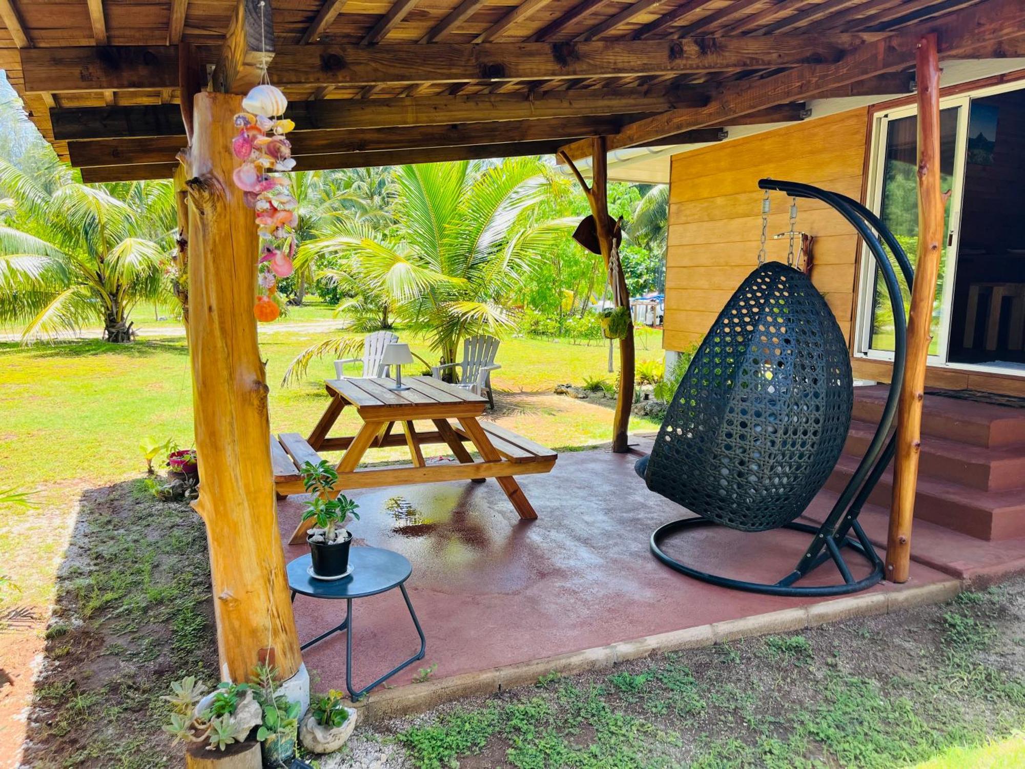 Bungalow Kura Moorea Luaran gambar