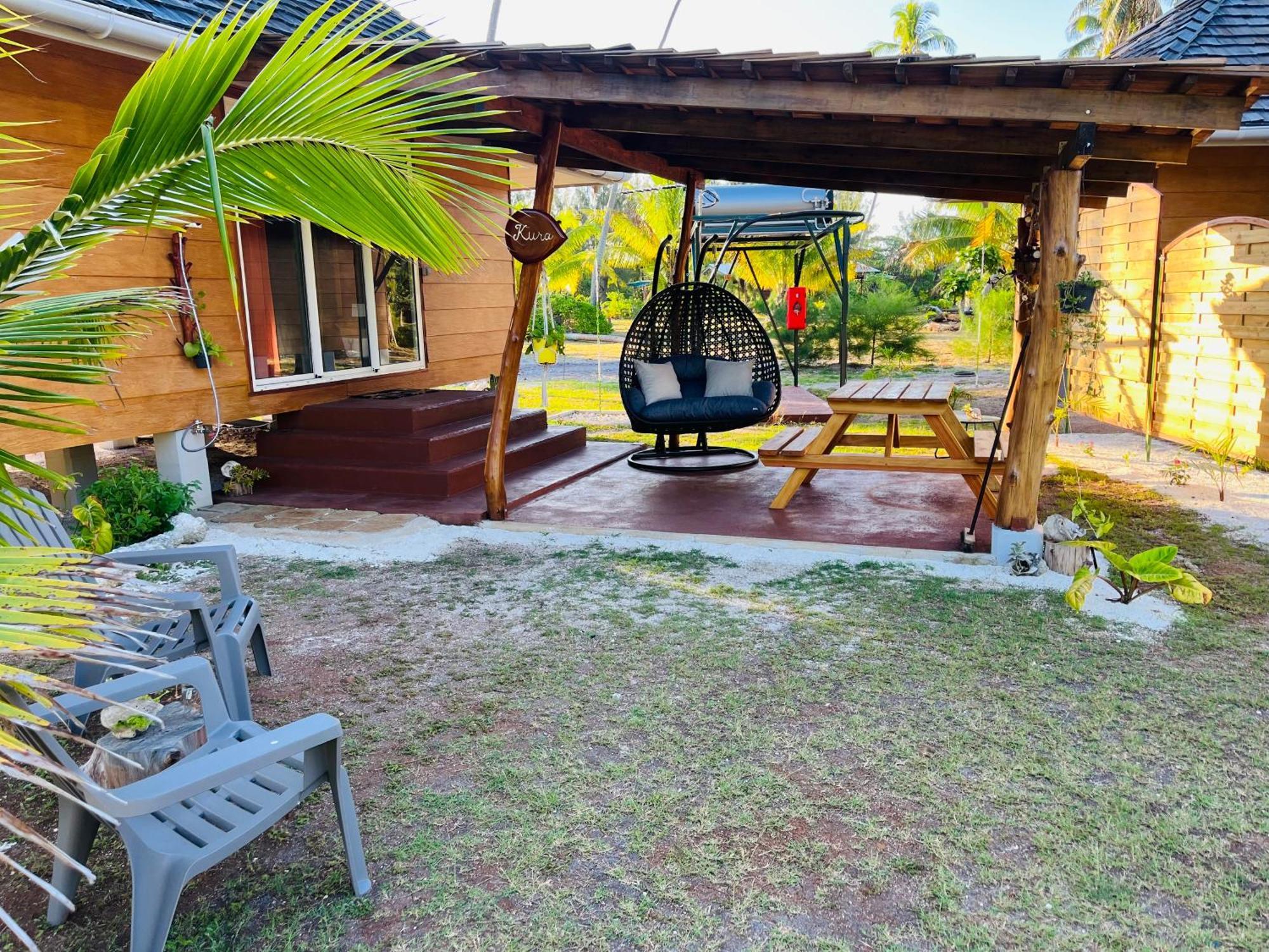 Bungalow Kura Moorea Luaran gambar